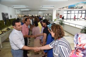 Alanya Belediye Başkanı Adem Murat Yücel belediye personeliyle bayramlaştı