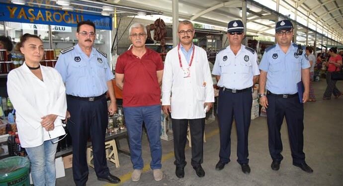 Alanya Belediyesi Zabıta Müdürlüğü ekiplerinden Kurban Bayramı denetimi