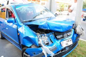 Mahmutlar'da kaza 2 yaralı