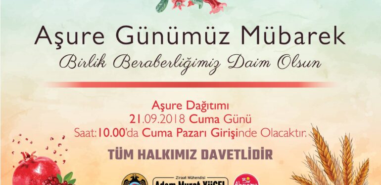 Yücel’den aşure daveti
