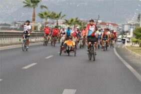 1. ALANYA ULUSLARARASI BİSİKLET FESTİVALİ BAŞLADI