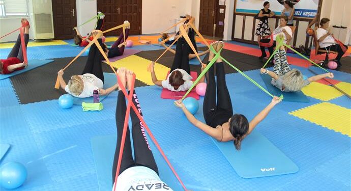 ALANYA BELEDİYESİ’NİN SPOR MERKEZİNE YOĞUN İLGİ