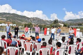 ÖĞRENCİLER ALANYA BELEDİYESİ GÜNEŞ ENERJİSİ SANTRALİ’Nİ ZİYARET ETTİ