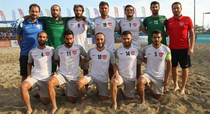 ALANYA BELEDİYESPOR PLAJ FUTBOLU TAKIMI İLK 10’DA