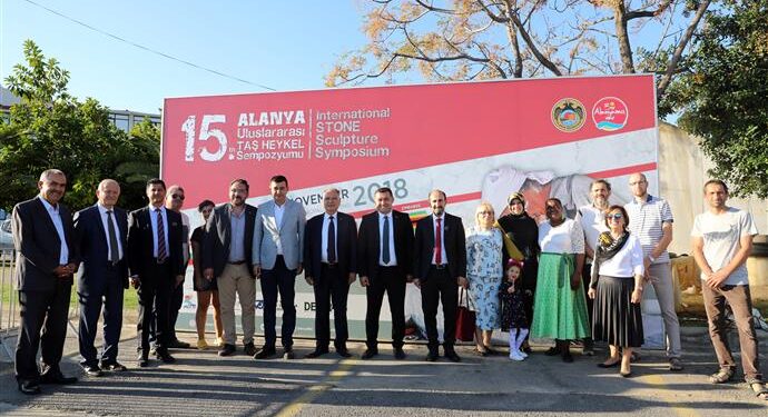 ALANYA TAŞ HEYKEL SEMPOZYUMU BAŞLADI