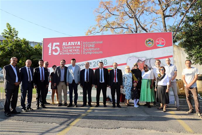 ALANYA TAŞ HEYKEL SEMPOZYUMU BAŞLADI