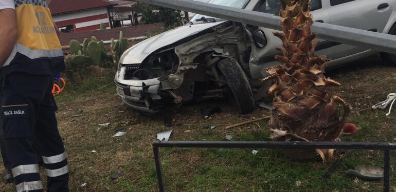 Mahmutlar’da feci kaza