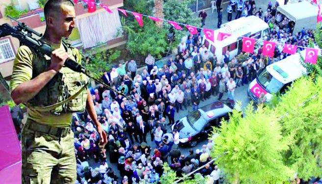 Alanya şehidini uğurladı