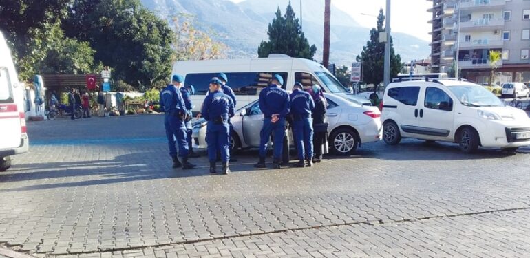 Mahmutlar’da kazalar…