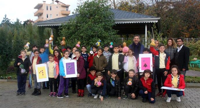 ALANYA BELEDİYESİ PARK VE BAHÇELER MÜDÜRLÜĞÜ OBA MERKEZ ŞANTİYE ÖĞRENCİLERİN İLGİ ODAĞI OLDU