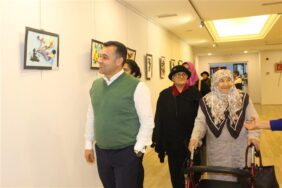 ENGELSİZ SANAT ATÖLYESİ GELENEKSEL EL SANATLARI VE RESİM SERGİSİ AÇILDI