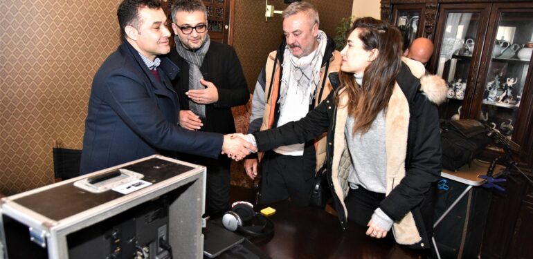 Alanya’da çekilecek olan dizinin çekimleri başladı