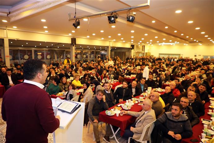 BAŞKAN YÜCEL MAHMUTLAR MAHALLESİ’NDE VATANDAŞLARLA BULUŞTU