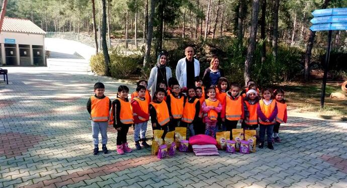 CAN ANAOKULU ÖĞRENCİLERİ HAYVAN BAKIMEVİNİ ZİYARET ETTİLER