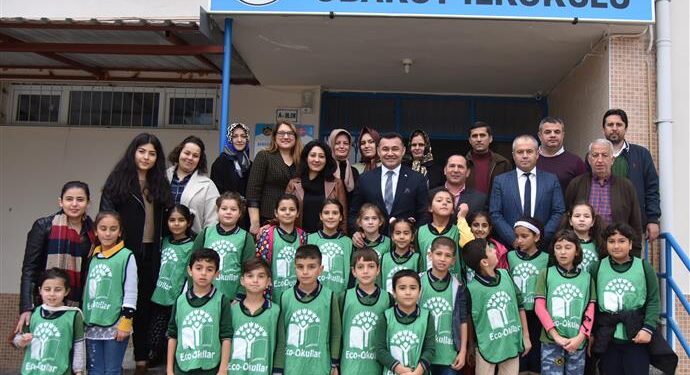 ZİRAAT MÜHENDİSİ BAŞKAN EKO OKULLARA PROJE ZİYARETİNDE