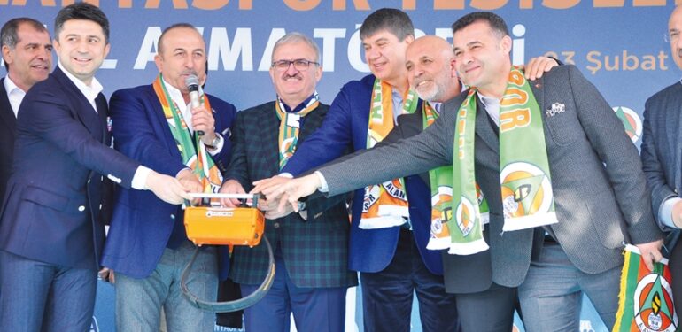 Spor tesisi temeli atıldı