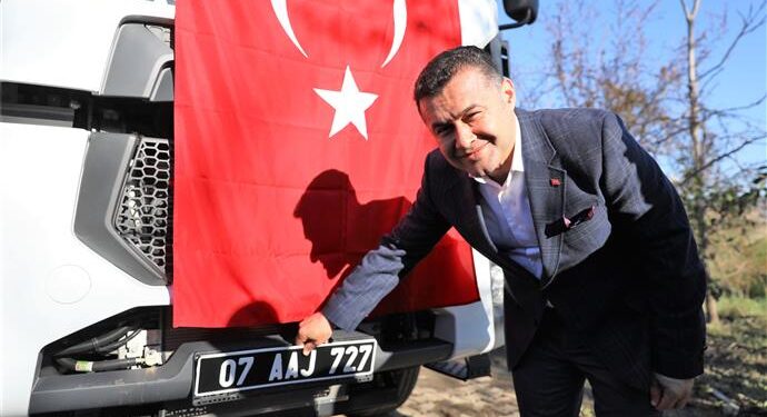 ALANYA BELEDİYESİ ARAÇ FİLOSUNU GÜÇLENDİRMEYE DEVAM EDİYOR