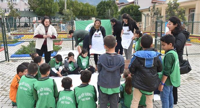 ALANYA BELEDİYESİ EKO OKULLAR İLE PROJELER ÜRETİYOR