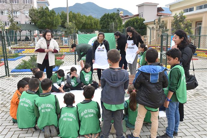 ALANYA BELEDİYESİ EKO OKULLAR İLE PROJELER ÜRETİYOR
