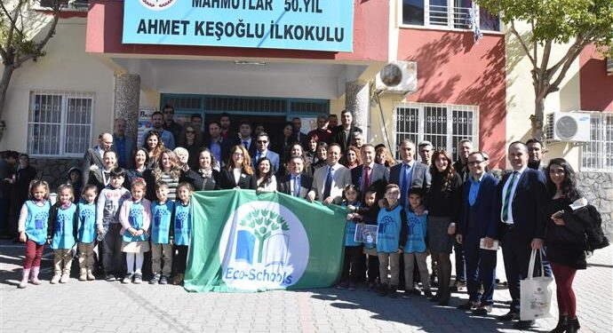 ALANYA EKO OKULLARINDAN ÇEVRE DAYANIŞMASI