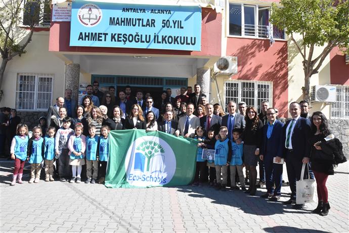 ALANYA EKO OKULLARINDAN ÇEVRE DAYANIŞMASI
