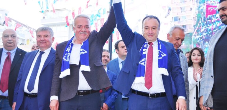 Mahmutlar Millet ittifakı seçim ofisi açıldı