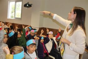 ÇOCUK KİTAPLARI YAZARI BURCU BAHAR ÖĞRENCİLERLE BULUŞTU