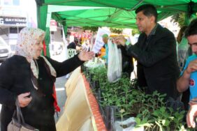 ALANYA BELEDİYESİ 15 BİN SU KABAĞI FİDESİ DAĞITTI