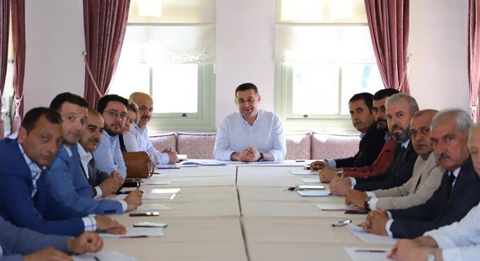 BAŞKAN YÜCEL ODA BAŞKANLARIYLA BULUŞTU