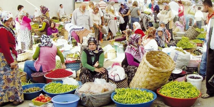 Köylü pazarı kuruluyor..