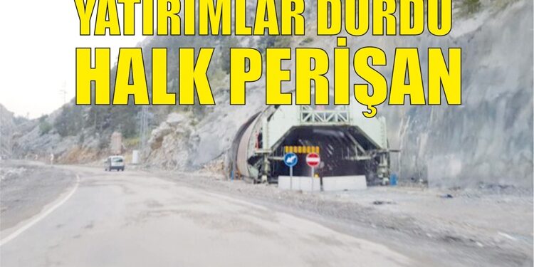 Yatırımlar durdu, Halk perişan