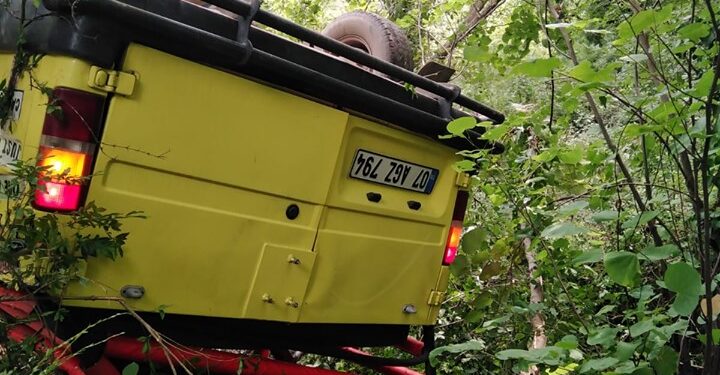 Sapadere’de Safari kazası 1 ölü