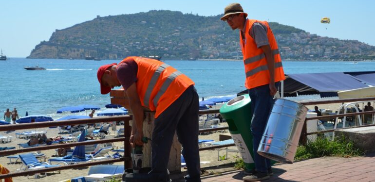 Alanya sokakları pırıl pırıl