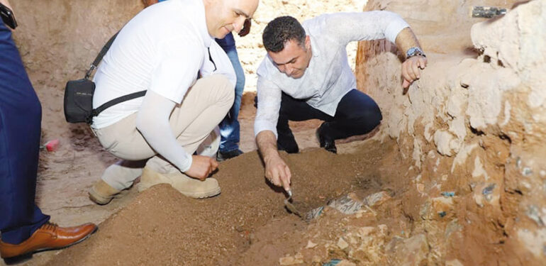 Yücel Kale’de kazı yaptı