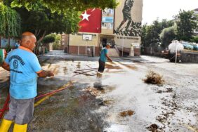 ALANYA BELEDİYESİ’NDEN OKULLARDA YENİ DÖNEM TEMİZLİĞİ