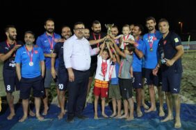 TFF PLAJ FUTBOLU LİGİ ALANYA ETABI’NIN ŞAMPİYONU ALANYA BELEDİYESPOR