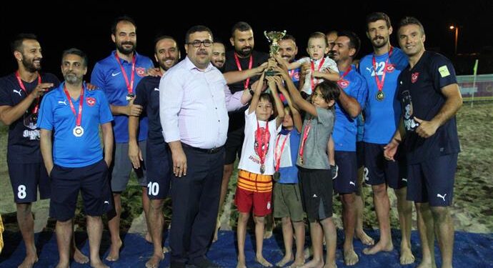 TFF PLAJ FUTBOLU LİGİ ALANYA ETABI’NIN ŞAMPİYONU ALANYA BELEDİYESPOR