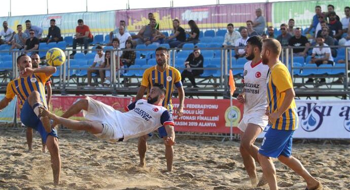 TFF PLAJ FUTBOLU LİGİ 2019 TÜRKİYE ŞAMPİYONASI FİNALLERİ BAŞLADI