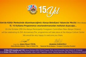 YABANCILAR MECLİSİ 23 EKİM’DE 15. YILINI KUTLAYACAK