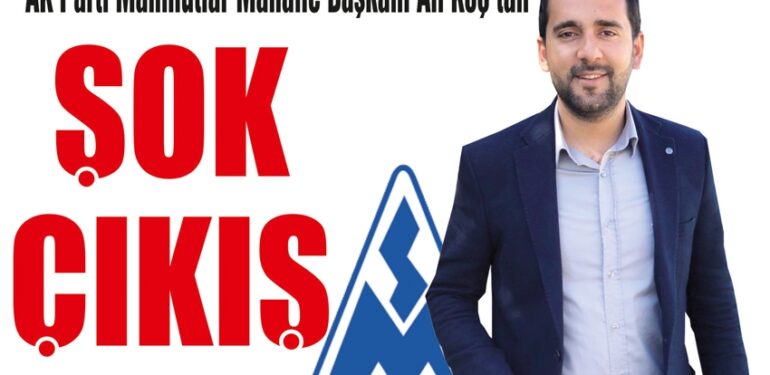 Şok çıkış!