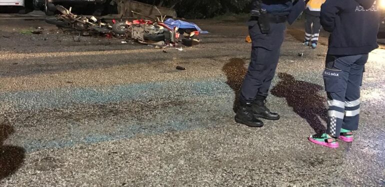 Kestel’de feci kaza