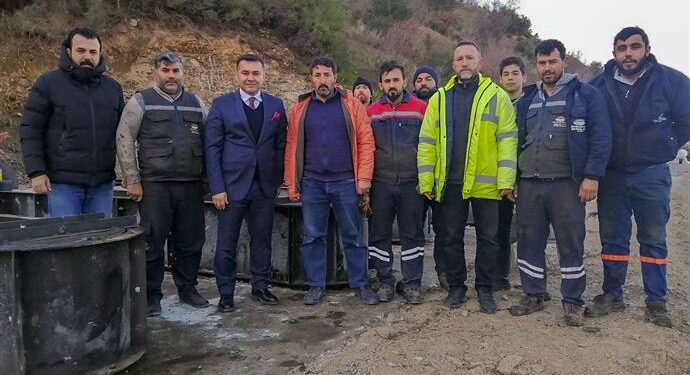 Yücel Mahmuz imalat sahasını ziyaret etti