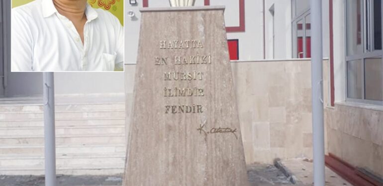 MAHKOD Atatürk büstü yaptırdı