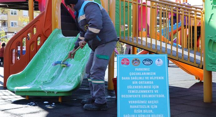 Çocuk parkları pırıl pırıl