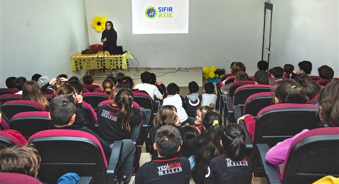 ALANYA BELEDİYESİ’NDEN ÖĞRENCİLERE SIFIR ATIK EĞİTİMİ