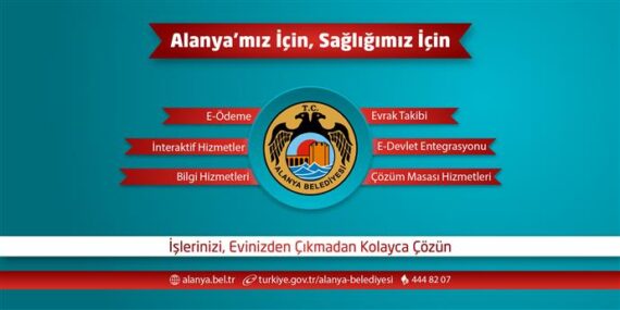Alanya Belediyesi’nden COVID-19 mücadelesine dijital destek