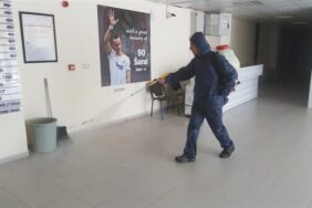 BAHÇEŞEHİR OKULLARI STADYUMU’NDA DEZENFEKSİYON ÇALIŞMASI GERÇEKLEŞTİRİLDİ