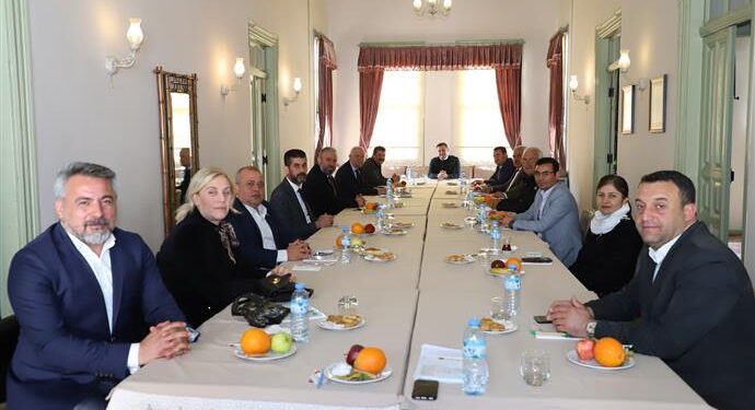 Başkan Yücel oda başkanları ile bir araya geldi