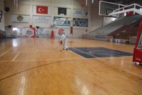 SPOR TESİSLERİ DEZENFEKTE EDİLDİ