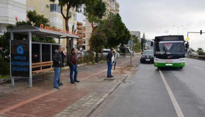  Alanya otobüslerinde artık paranız geçmeyecek